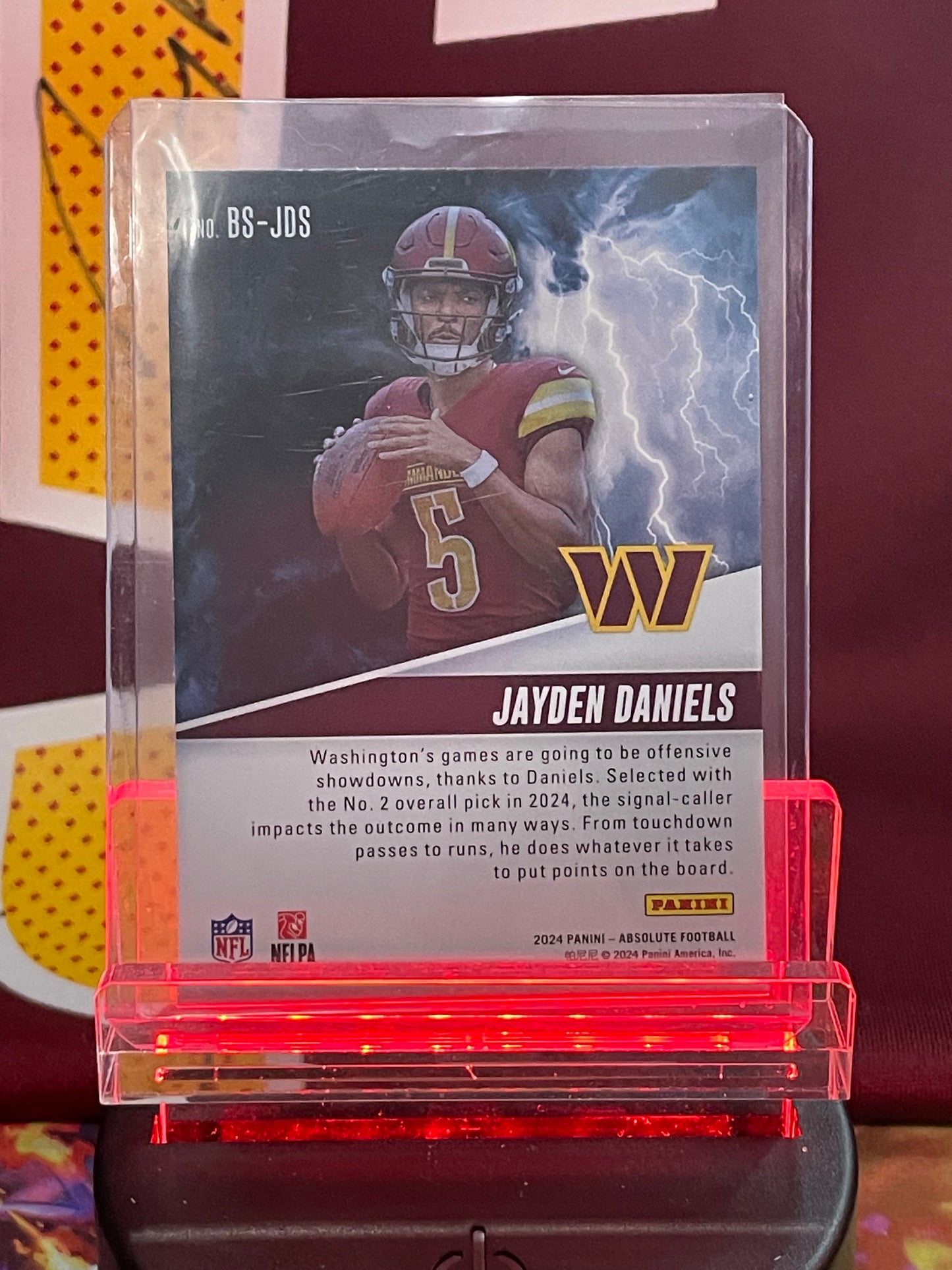 2024 Absolute Jayden Daniels By Storm