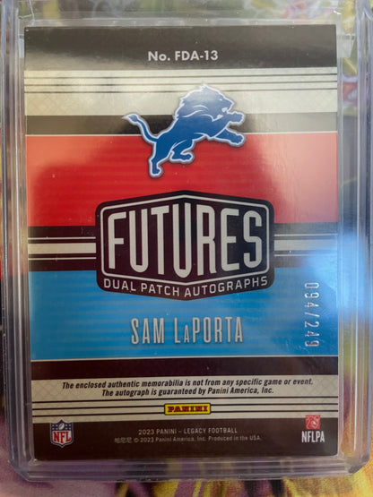 2023 Legacy Sam LaPorta Dual Patch Auto /249