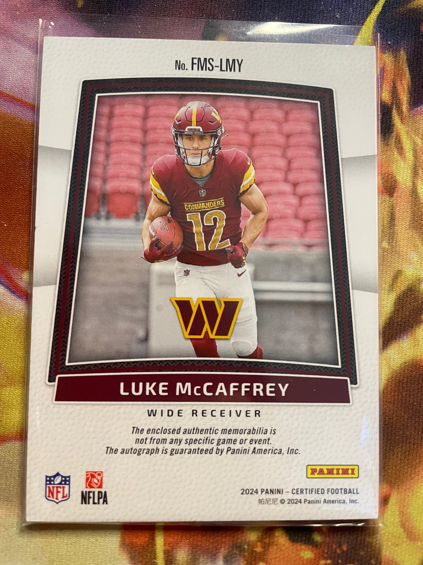 2024 Certified Luke McCaffrey RPA /399