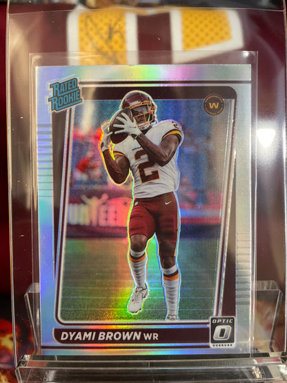 2021 Donruss Optic Dyami Brown Rated Rookie Silver