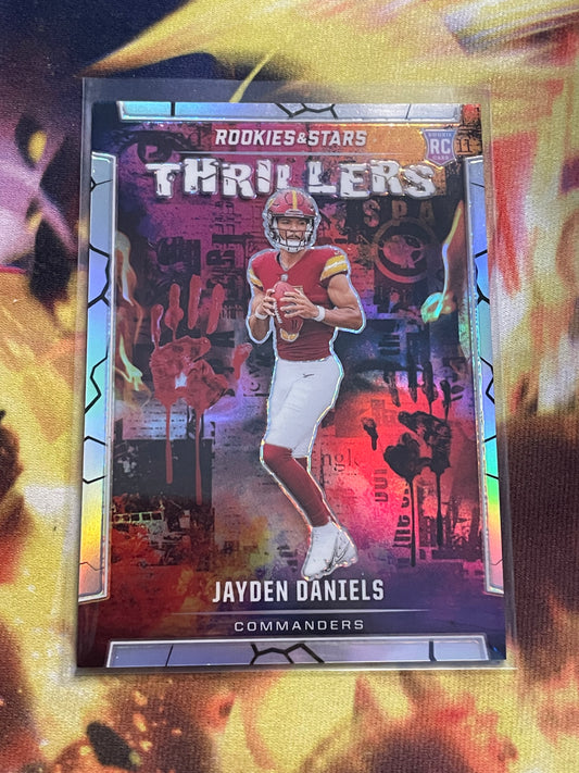 2024 Rookies and Stars Jayden Daniels Thrillers Silver